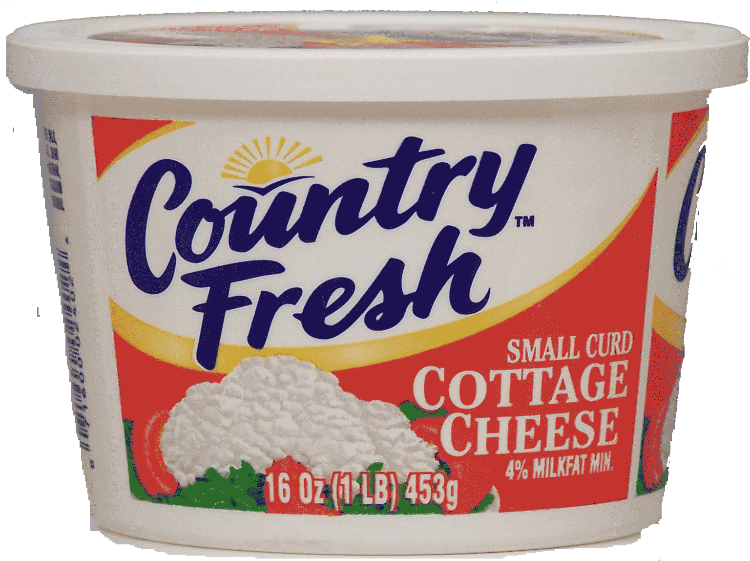 Country Fresh&nbsp;&nbsp;cottage cheese, small curd, 4% milkfat Full-Size Picture